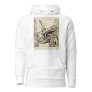 La Durande entre les rochers Douvres – dessin pour le cul-de-lampe de la table des matières et des gravures by Achille Granchi-Taylor Hoodie