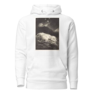 Quand s’eveillait la Vie au Fon de la matiere obscure by Odilon Redon Hoodie
