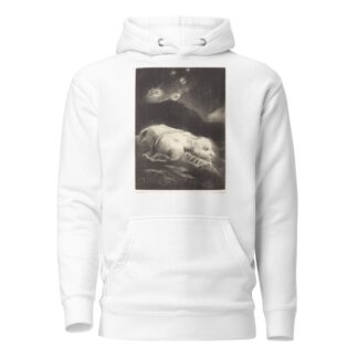 Quand s’eveillait la Vie au Fon de la matiere obscure by Odilon Redon Hoodie