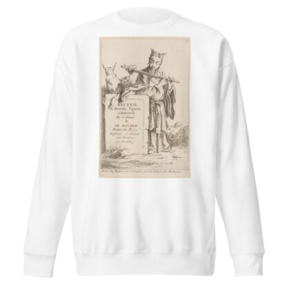 Collection of Diverse Chinese Figures – Title Page by François Boucher Sweatshirt