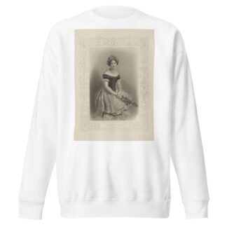 Carlotta Grisi. La Giselle by Alfred Edward Chalon Sweatshirt