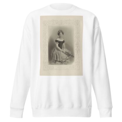 Carlotta Grisi. La Giselle by Alfred Edward Chalon Sweatshirt