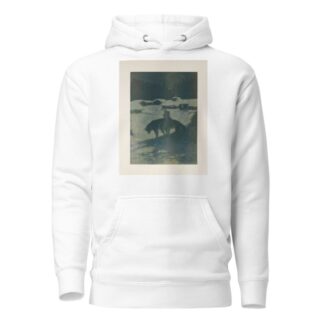 The lumber camp at night by Frederic Remington Hoodie