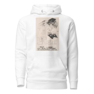 Expansible house, Plans, elevations, and perspectives by Victor Alfred Lundy Hoodie