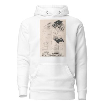 Expansible house, Plans, elevations, and perspectives by Victor Alfred Lundy Hoodie