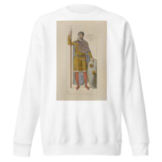 Valentinien III Empereur d’Occident 450-55. Ivoire de La Cathedrale de Monza. by Raphaël Jacquemin Sweatshirt