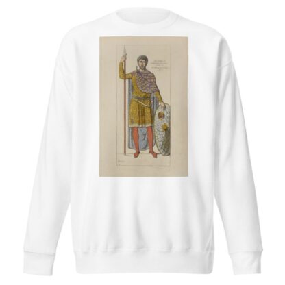Valentinien III Empereur d’Occident 450-55. Ivoire de La Cathedrale de Monza. by Raphaël Jacquemin Sweatshirt