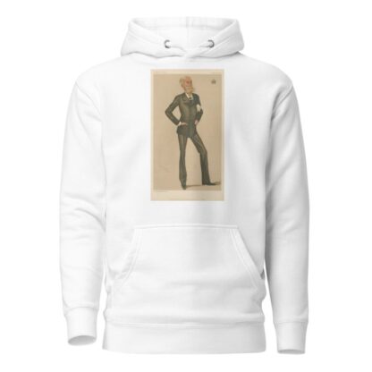Doctors and Scientists. ‘He has devoted his life to husbandry, and has nine children’. The Earl Cathart. 14 April 1888 by Leslie Matthew Ward Hoodie