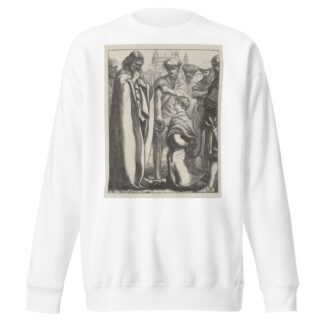 The Unmerciful Servant by Sir John Everett Millais Sweatshirt