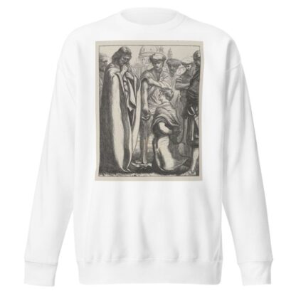 The Unmerciful Servant by Sir John Everett Millais Sweatshirt
