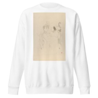 Marcelle Lender and Eva Lavalliére in a Revue at the Variétés by Henri de Toulouse-Lautrec Sweatshirt