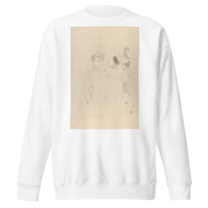 Marcelle Lender and Eva Lavalliére in a Revue at the Variétés by Henri de Toulouse-Lautrec Sweatshirt