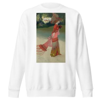 Femme en rouge ou Élégante aux courses by Georges de Feure Sweatshirt