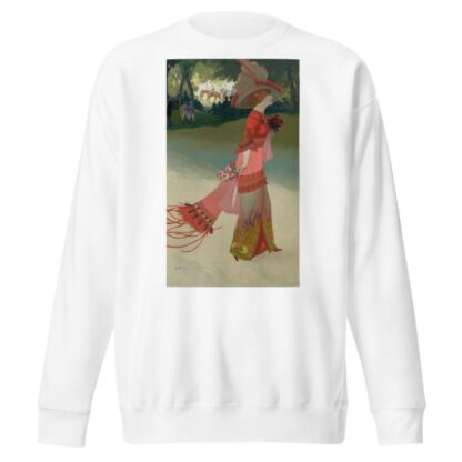 Femme en rouge ou Élégante aux courses by Georges de Feure Sweatshirt