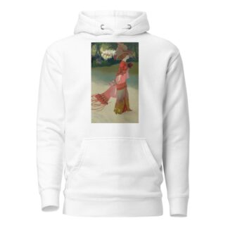 Femme en rouge ou Élégante aux courses by Georges de Feure Hoodie