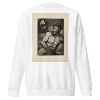 N° 9 – Une tête sortit de la brume profonde Aveugle, énorme, horrible, à l’autre bout des cieux, Ayant deux gouffr by Emile Bernard Sweatshirt