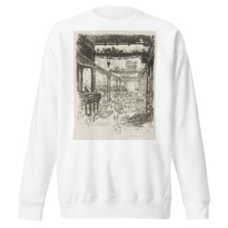 The Great Tower, Pig Iron by Joseph Pennell Sweatshirt