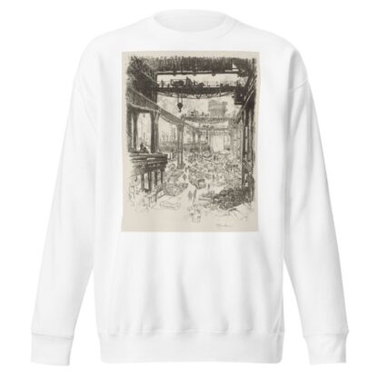 The Great Tower, Pig Iron by Joseph Pennell Sweatshirt
