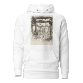 The Great Tower, Pig Iron by Joseph Pennell Hoodie
