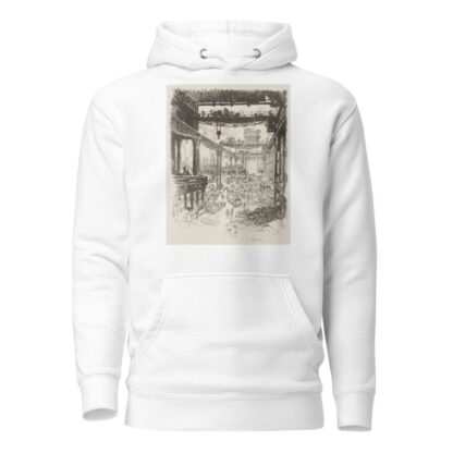 The Great Tower, Pig Iron by Joseph Pennell Hoodie