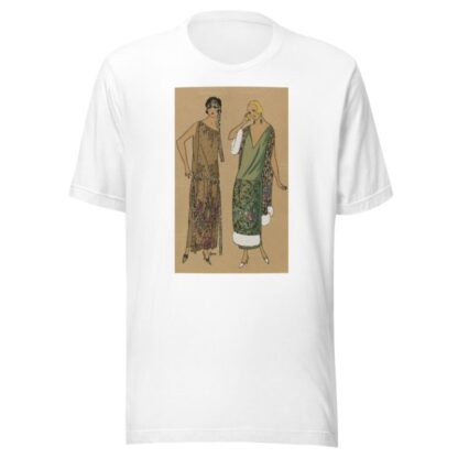CAUSERIE. – Cette robe de dentelle mordorée,… by Anonymous T-Shirt