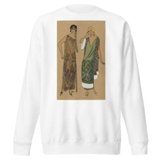 CAUSERIE. – Cette robe de dentelle mordorée,… by Anonymous Sweatshirt