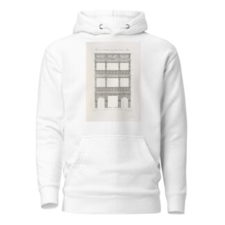 Maison du XVIe. siècle, située rue de l’horloge à Rouen. by Nicolas Xavier Willemin Hoodie