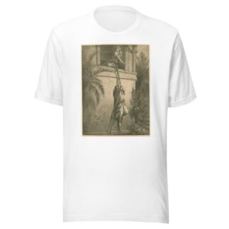 The escape of David through the window by Gustave Doré T-Shirt
