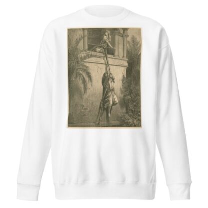 The escape of David through the window by Gustave Doré Sweatshirt