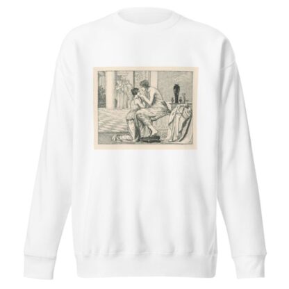Venuša a Psyché by Max Klinger Sweatshirt