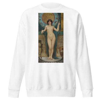 Study Of Campaspe by John William Godward Sweatshirt