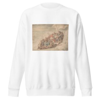 Shipwrecked sailors by Thomas Rowlandson Sweatshirt