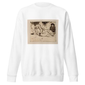 Man and Woman by the Sea by Ernst Ludwig Kirchner Sweatshirt