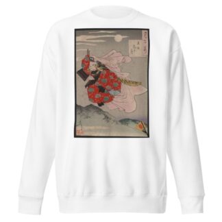 Gojōbashi no tsuki by Tsukioka Yoshitoshi Sweatshirt