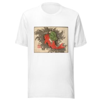 Shiei Riding a Carp over the Sea by Tsukioka Yoshitoshi T-Shirt