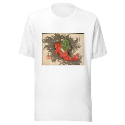 Shiei Riding a Carp over the Sea by Tsukioka Yoshitoshi T-Shirt