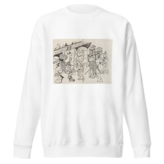 Yakusha ezukushi Pl.1 by Okumura Masanobu Sweatshirt