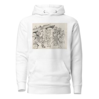 Yakusha ezukushi Pl.1 by Okumura Masanobu Hoodie