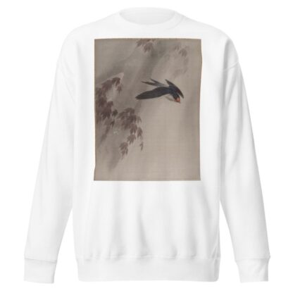 A Swallow in the Rain by Okada Baison Sweatshirt