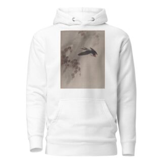 A Swallow in the Rain by Okada Baison Hoodie