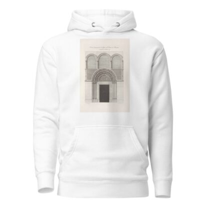 Portail septentrional de l’église de S. Étienne de Beauvais, reconstruite en l’année 997. by Nicolas Xavier Willemin Hoodie