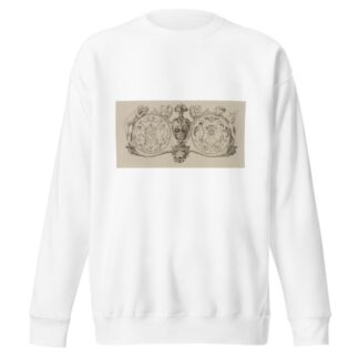 Zwei Medaillons im Fayence-Saal by Max Klinger Sweatshirt