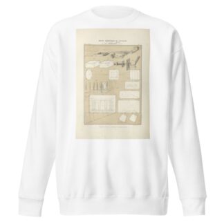 Projections obliques–Elément de perspective linéaire. by Jules Verdellet Sweatshirt