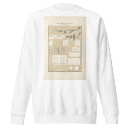 Projections obliques–Elément de perspective linéaire. by Jules Verdellet Sweatshirt