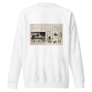 Destroying the Statue of George II at the Bowling Green New York by Art Young Sweatshirt