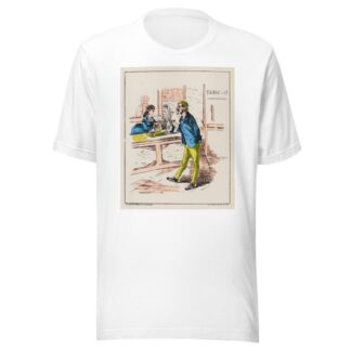 Nos impôts par H. Demare N°18 Moi je m’en fiche si on augmente le tabac je ne fume plus. je me mets à priser by Henri Demare T-Shirt