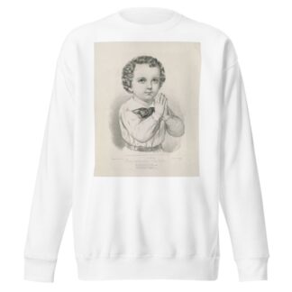 The morning prayer by Currier & Ives. Sweatshirt