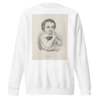The morning prayer by Currier & Ives. Sweatshirt