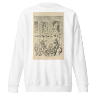 Waiting to be presented by Charles Dana Gibson Sweatshirt