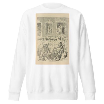 Waiting to be presented by Charles Dana Gibson Sweatshirt